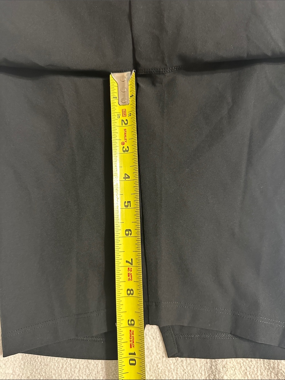 NWT Fabletics Men's Black Athletic Shorts M Long 9” - Picture 6 of 8